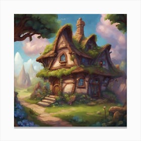 Fairy House 1 Canvas Print