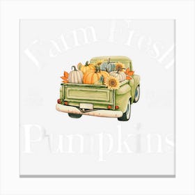 Farm Fresh Pumpkins Canvas Print