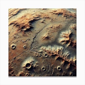 Mars landscape Canvas Print