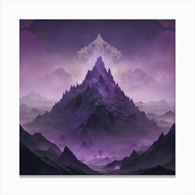 Purple Mountain 1 Canvas Print