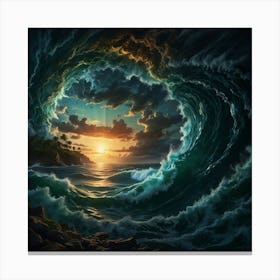 Ocean Wave Canvas Print