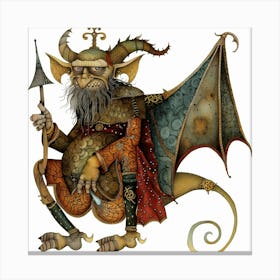 Devil in the Middle Ages - 1 Canvas Print