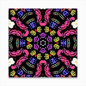 Psychedelic Mandala 136 Canvas Print