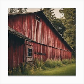 Red Barn 3 Canvas Print