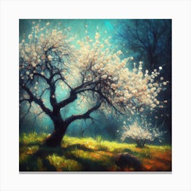 Blossoming Tree Canvas Print