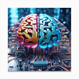 Artificial Intelligence Concept 9 Canvas Print