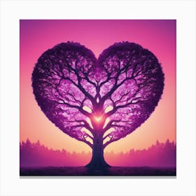 Heart Tree 5 Canvas Print