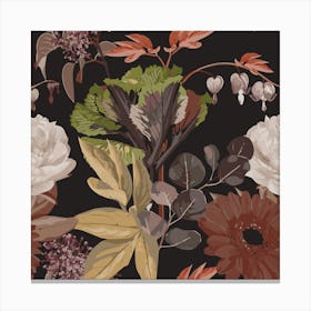 Floral Wallpaper Canvas Print