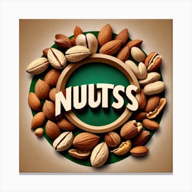 Nuts In A Circle 9 Canvas Print