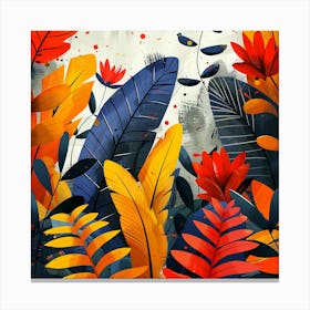 Tropical Jungle Canvas Print