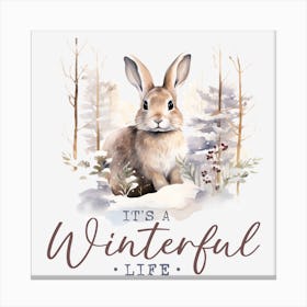 It'S A Winterful Life Canvas Print