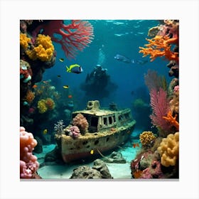 Coral Reef Canvas Print