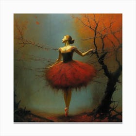 Ballerina In The Forest 1 Canvas Print