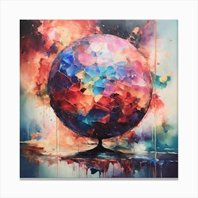 Abstract Sphere Canvas Print