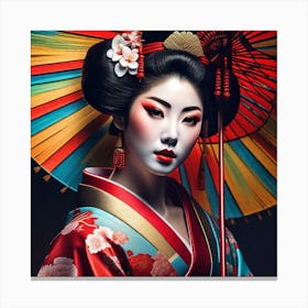 Geisha 163 Canvas Print