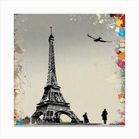 Paris Eiffel Tower 22 Canvas Print