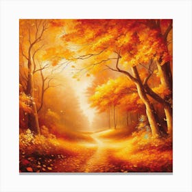 Autumn Path 5 Canvas Print