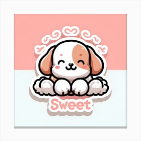 Sweet Puppy Canvas Print