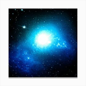 Cosmos Themed Illustration Capturing The Essence Of Elemental Magic With A Bright Double Star Patte (3) Canvas Print