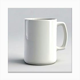 Mock Up Mug Blank Plain Ceramic Customizable Unadorned Empty Clean Simple Minimalist Mo (6) Canvas Print