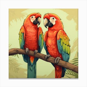 Parrots Toile