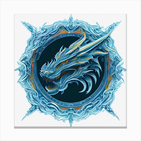 Water Dragon 1 Canvas Print