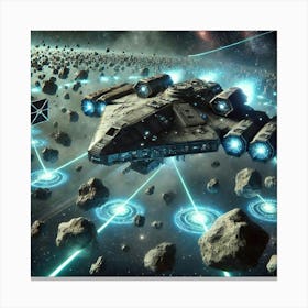 Asteroid Shielding Special Ability Canvas Print