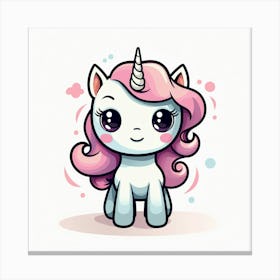 Cute Unicorn 787 Canvas Print