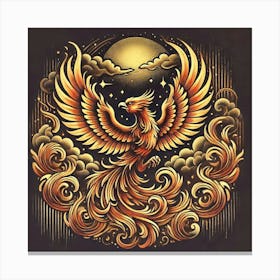 Tattoo Phoenix 3 Toile