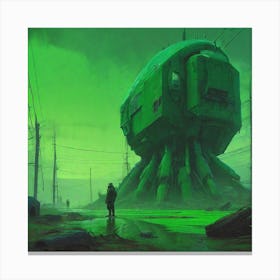 Futuristic City 7 Canvas Print