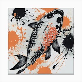 Koi Fish Canvas Print Canvas Print