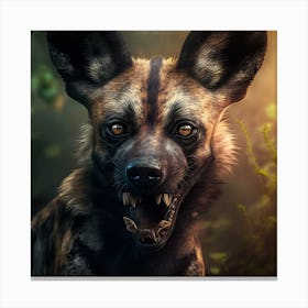 Hyena 4 Canvas Print