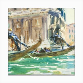 Venice Gondolas Canvas Print