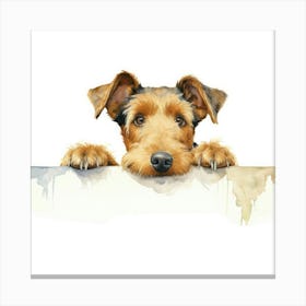 Welsh Terrier Dog 1 Canvas Print