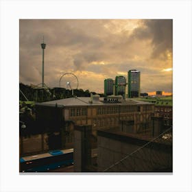 Sunset In gothenburg Canvas Print