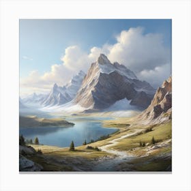 Mountain Landscape 5 Canvas Print