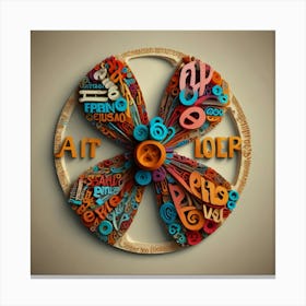 Ai Loop Canvas Print