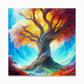 Tree Of Life oil painting abstract painting art 10 Canvas Print