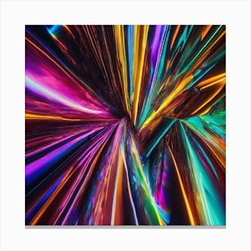 Abstract Colorful Light Canvas Print