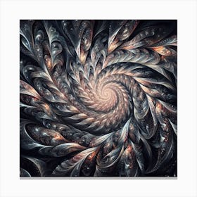 Spiral Fractal Art 2 Canvas Print