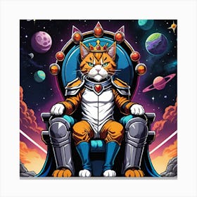 The almighty CAT Canvas Print