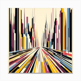 New York City Poster 1 Canvas Print