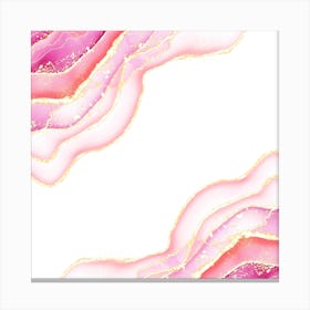 Sparkling Pink Agate Texture 01 1 Canvas Print