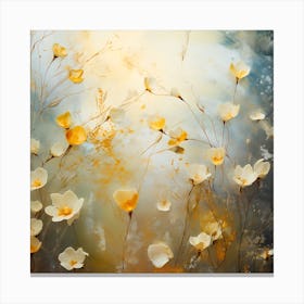 Abstract Of Flowers 1 Canvas Print