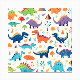 Dinosaurs Canvas Print