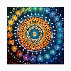 Shamanic Mandala Canvas Print