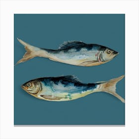 Green Fish Canvas Print