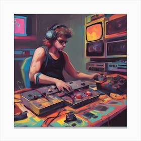 80's Gamer Canvas Print