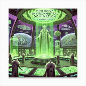 Minister Of Environmental Domination Canvas Print