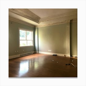 Empty Room Without Door (2) Canvas Print